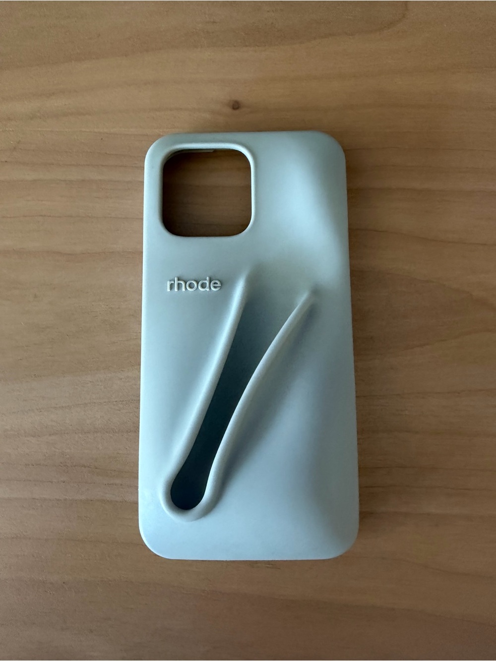 RHODE Mint Green Phone Case with Built-In Grip Stand
